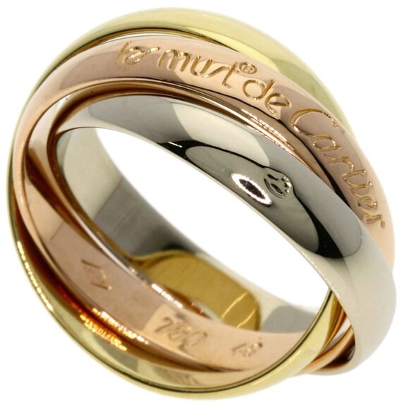 CARTIER 18k Pink Trinity Ring #48 - Picture 10 of 10